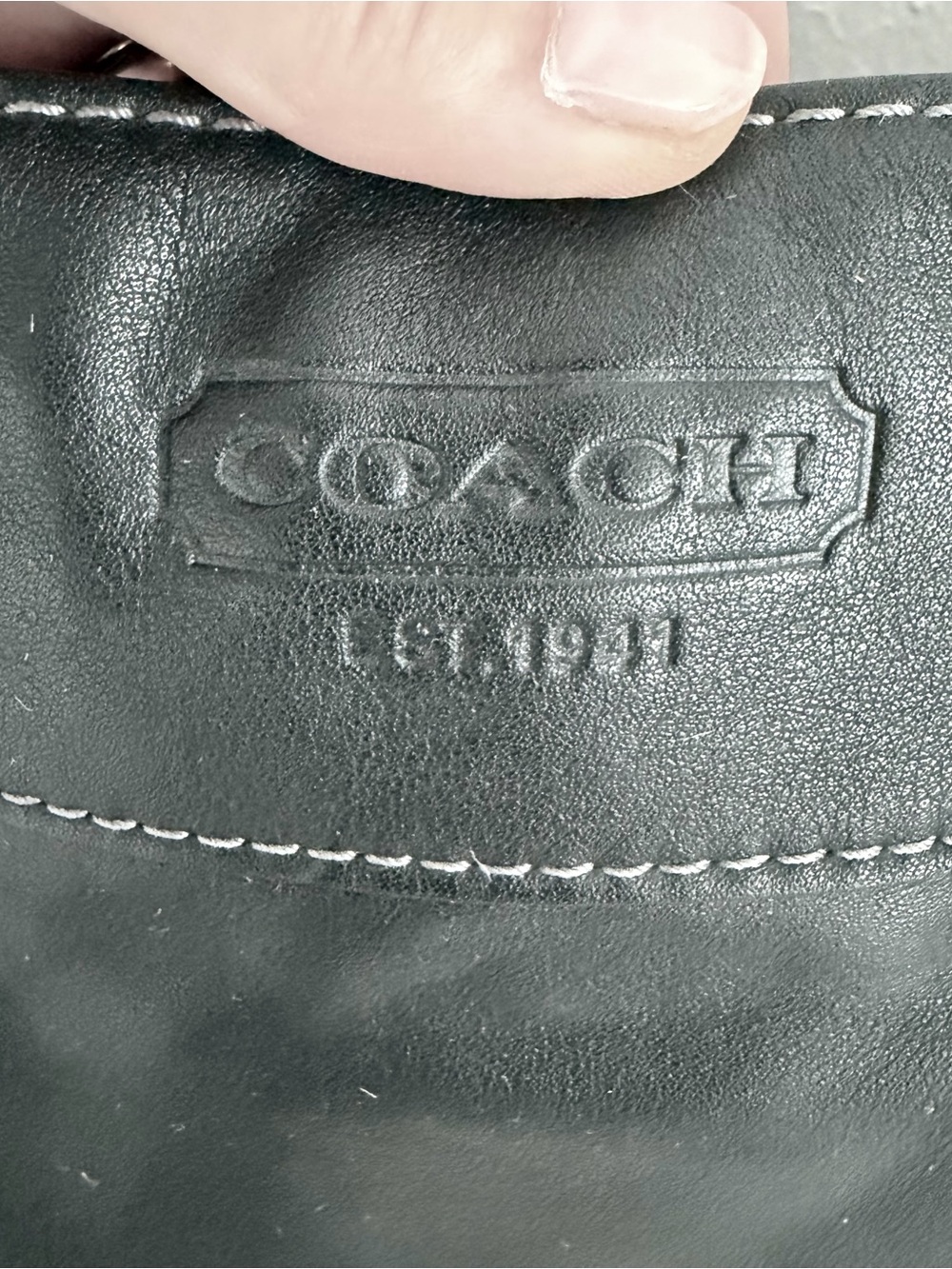 Coach Black Leather Hobo Shoulder Bag - Picture 2 of 8